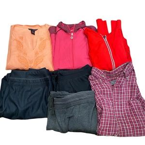 Womens Size Large Clothing Bundle of 7 Items Vintage Clothing